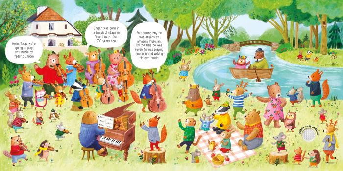 9781805074342 Usborne The Animal Orchestra Plays Chopin [2]