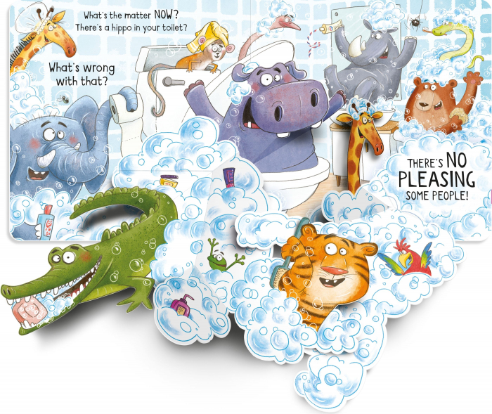 9781803703831 Usborne Peculiar pop-ups: There's a Hippo in my Toilet! [4]