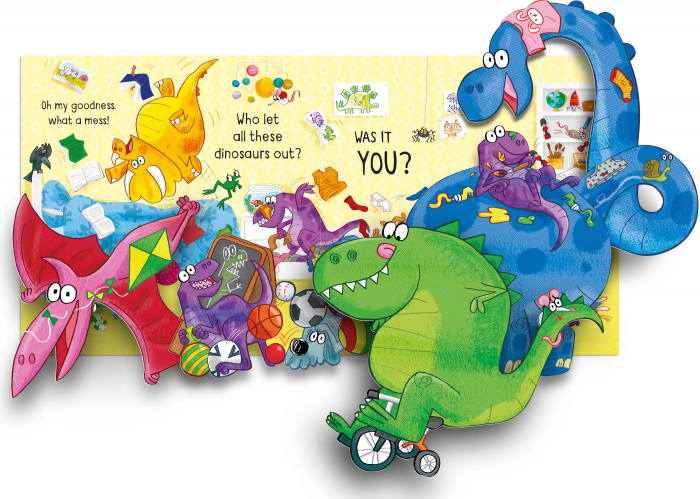 9781474997751 Usborne Peculiar pop-ups: Who Let The Dinosaurs Out? [4]
