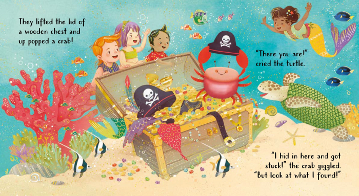 9781805079729 Usborne Touchy-Feely Sparkly Mermaids [5]