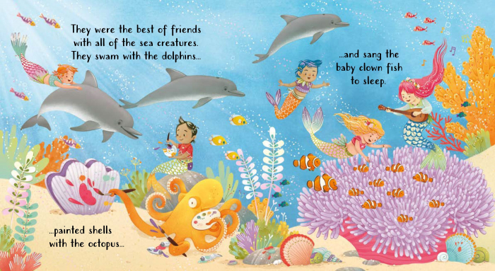 9781805079729 Usborne Touchy-Feely Sparkly Mermaids [3]