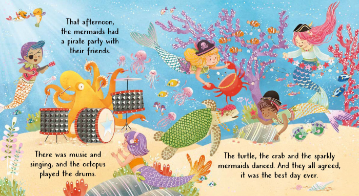 9781805079729 Usborne Touchy-Feely Sparkly Mermaids [6]