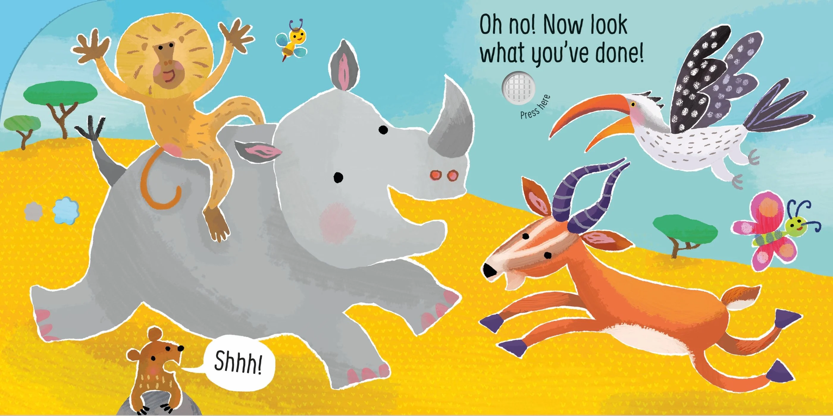 9781805312574 Usborne Don't tickle the Rhino! [4]