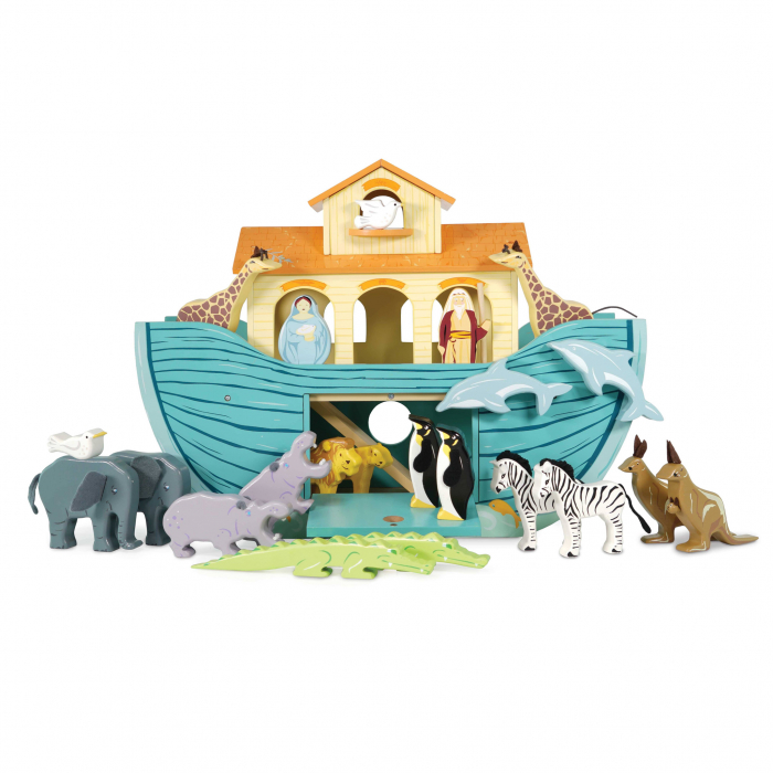 Jucarie din lemn, Marea Arca a lui Noe cu animale, Le Toy Van [2]