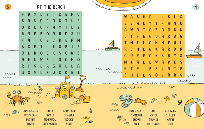 9781803709710 Usborne 100 Children's Wordsearches: Holiday [2]