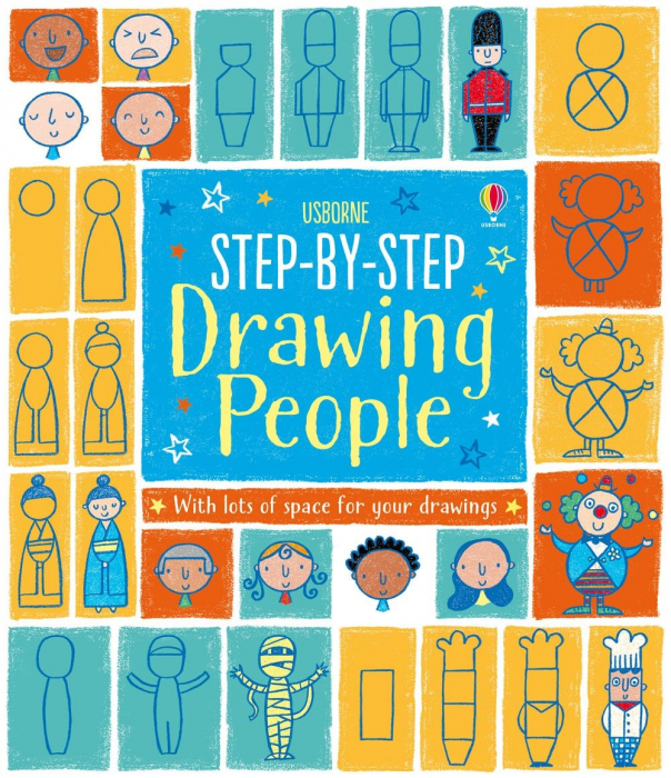 Cum sa desenam pas cu pas Oameni, "Step-by-step drawing People", Usborne [1]