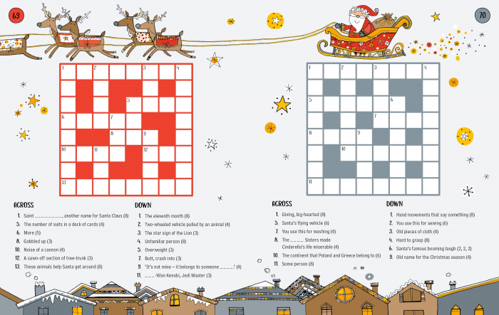 9781801312059 Usborne 100 Children's Crosswords: Christmas [3]