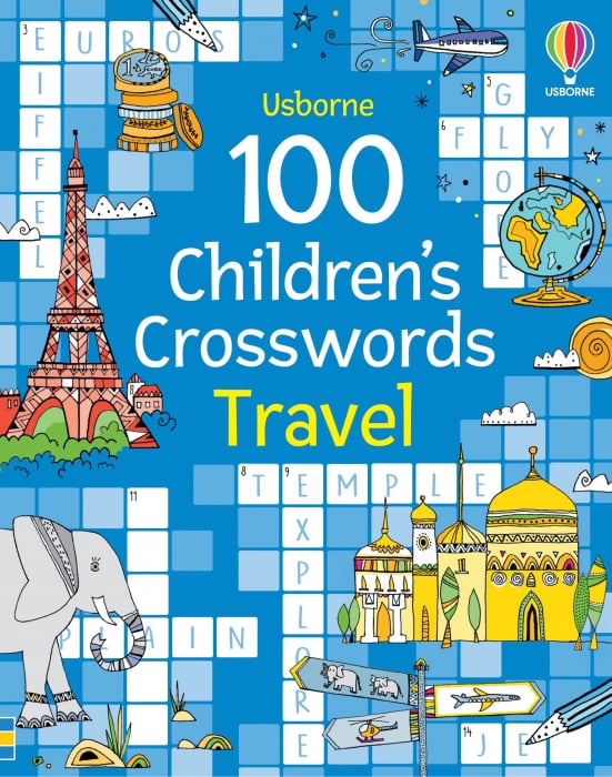 9781805314653 Usborne 100 Children's Crosswords: Travel [1]