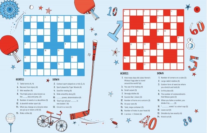 9781803701837 Usborne 100 Children's Crosswords: General Knowledge [4]