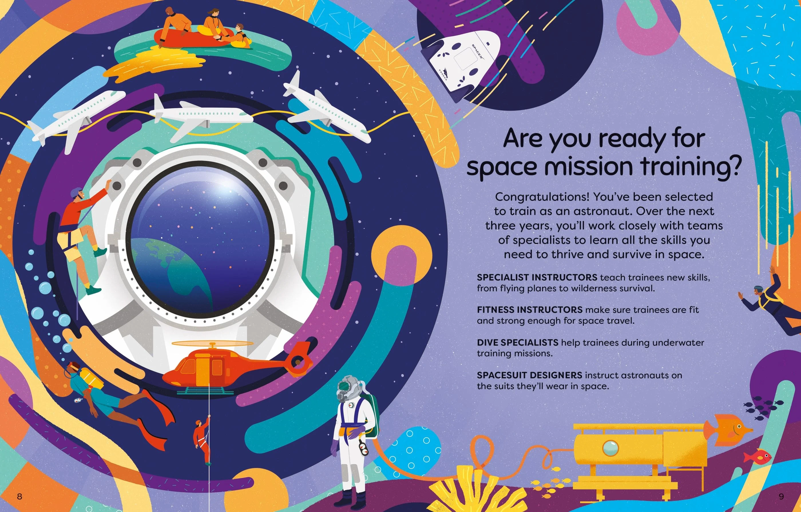 9781474969017 Usborne What Do Astronauts Do? [2]