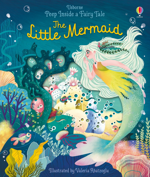 Mica Sirena, cu ferestre, "Peep Inside a Fairy Tale The Little Mermaid", Usborne [1]