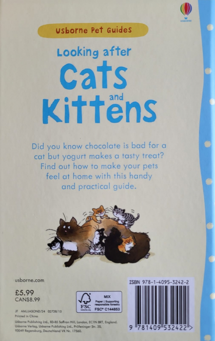 9781409532422 Usborne Looking after Cats and Kittens [5]