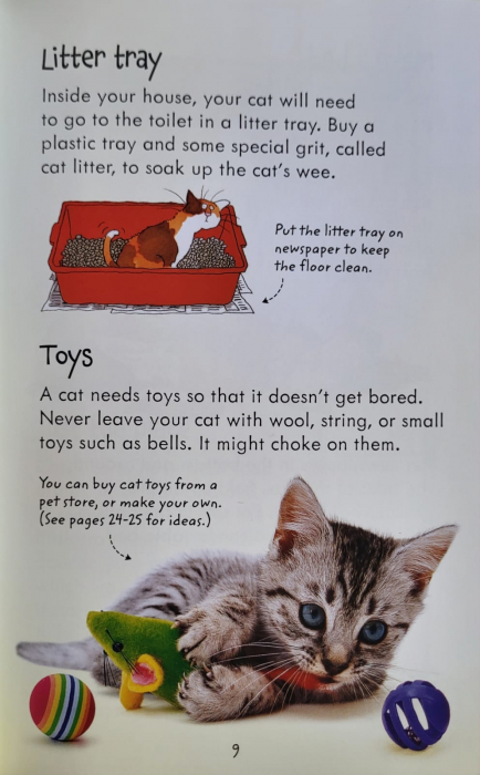 9781409532422 Usborne Looking after Cats and Kittens [4]