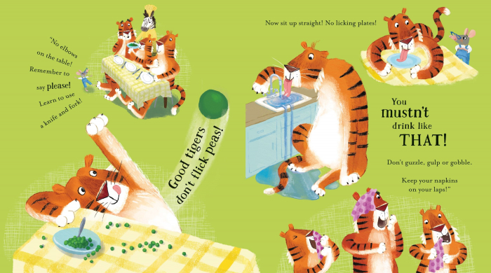 9781474969192 Usborne Good Behaviour Guides: Table Manners for Tigers [4]