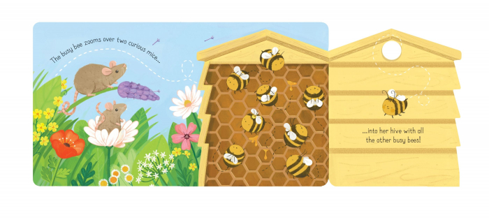 9781474997744 Usborne Little Lift and Look Busy Bee [4]
