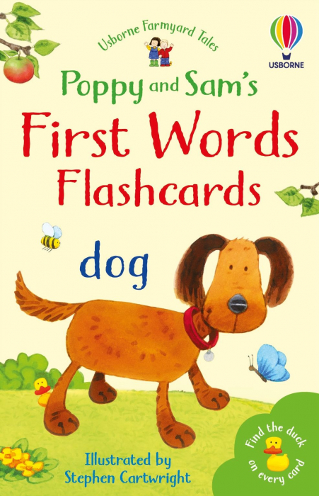 Primele cuvinte ale lui Poppy si Sam, "Poppy and Sam's First Words Flashcards", Usborne [1]