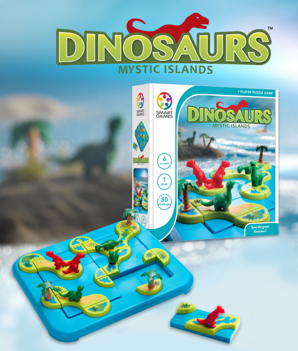Joc de logica Dinosaurs Mystic Islands, Smart Games [4]