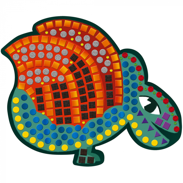 Set creativ dinozauri mozaic, 8 carduri, Janod [9]