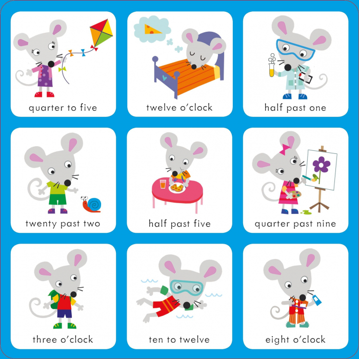 9781803704722 Usborne Telling the Time Matching Games and Book [2]