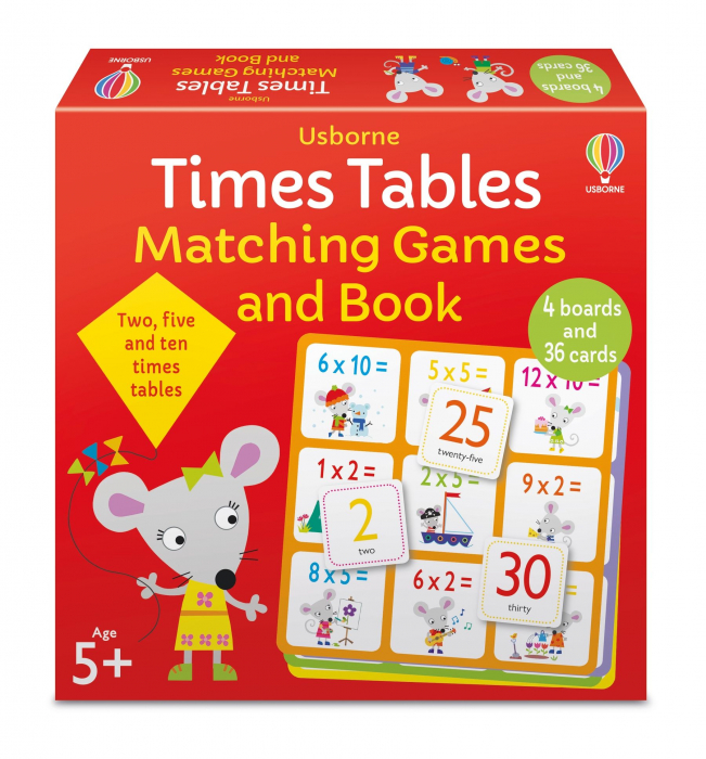 9781474998154 Usborne Times Tables Matching Games [1]