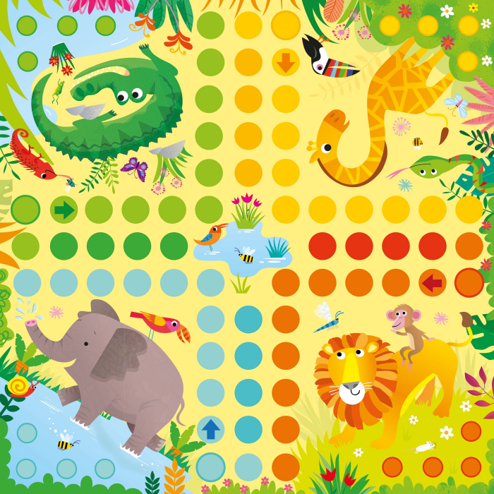 9781801310116 Usborne Ludo Board Game Animals [2]
