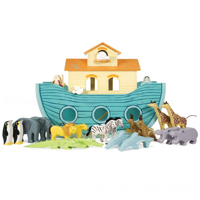 Jucarie din lemn, Marea Arca a lui Noe cu animale, Le Toy Van [4]