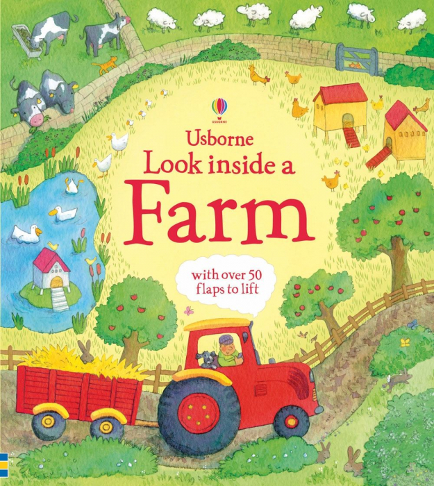 Ferma, cu ferestre, "Look inside a farm", Usborne [1]