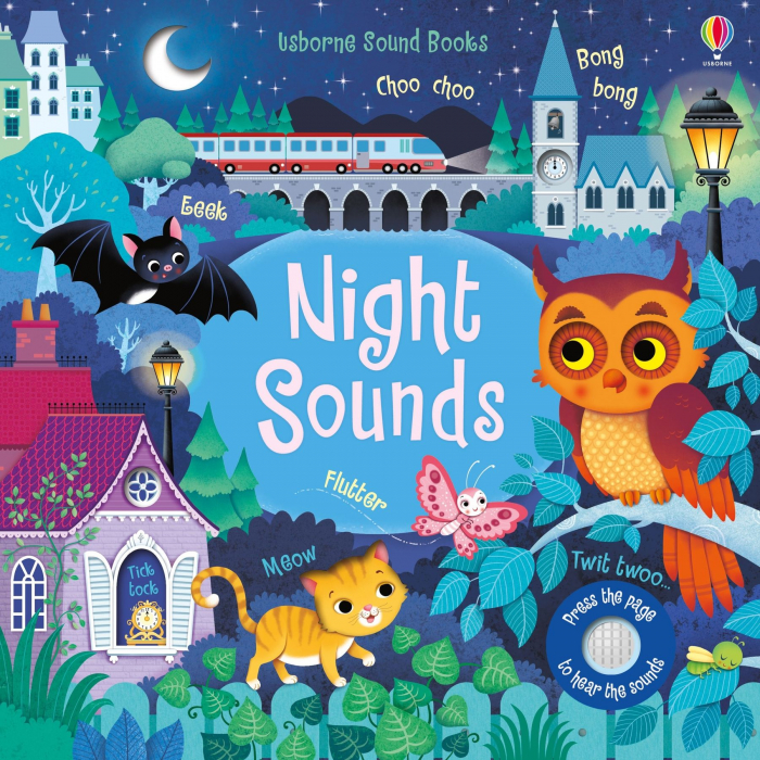 Pachet 5 carti cu sunete - Seashore Sounds, Farm Sounds, Woodland Sounds, Bird Sounds, Night Sounds [6]