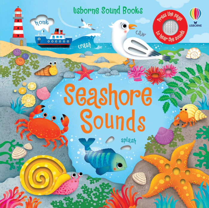Pachet 5 carti cu sunete - Seashore Sounds, Farm Sounds, Woodland Sounds, Bird Sounds, Night Sounds [2]
