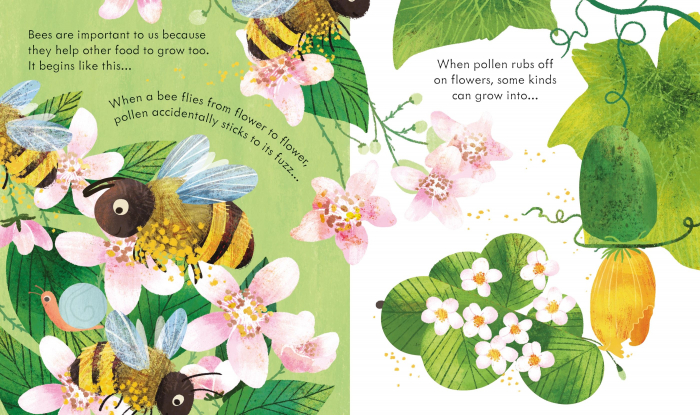 Carte cu clapete "Peep inside the Beehive", Usborne [3]