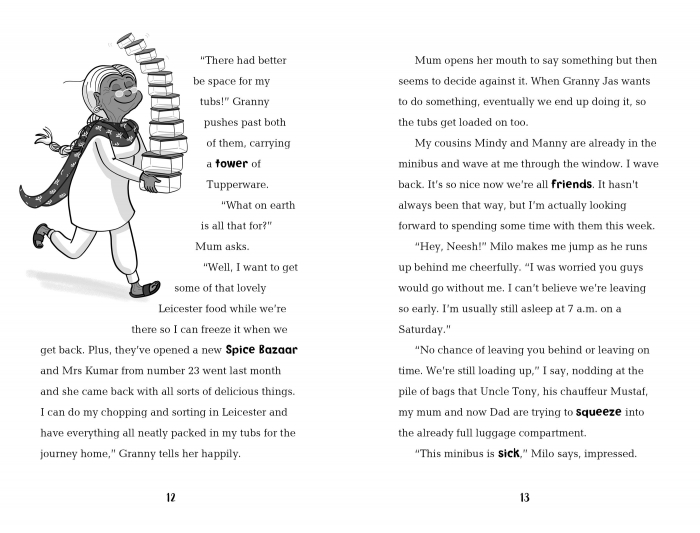 9781474959544 Usborne Anisha, Accidental Detective: Granny Trouble [6]