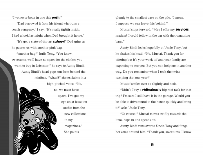 9781474959544 Usborne Anisha, Accidental Detective: Granny Trouble [7]