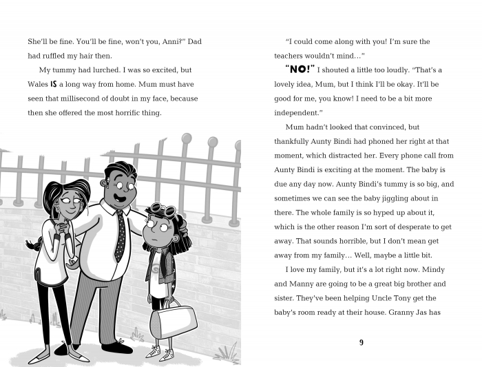 9781805311935 Usborne Anisha, Accidental Detective: Beach Disaster [4]