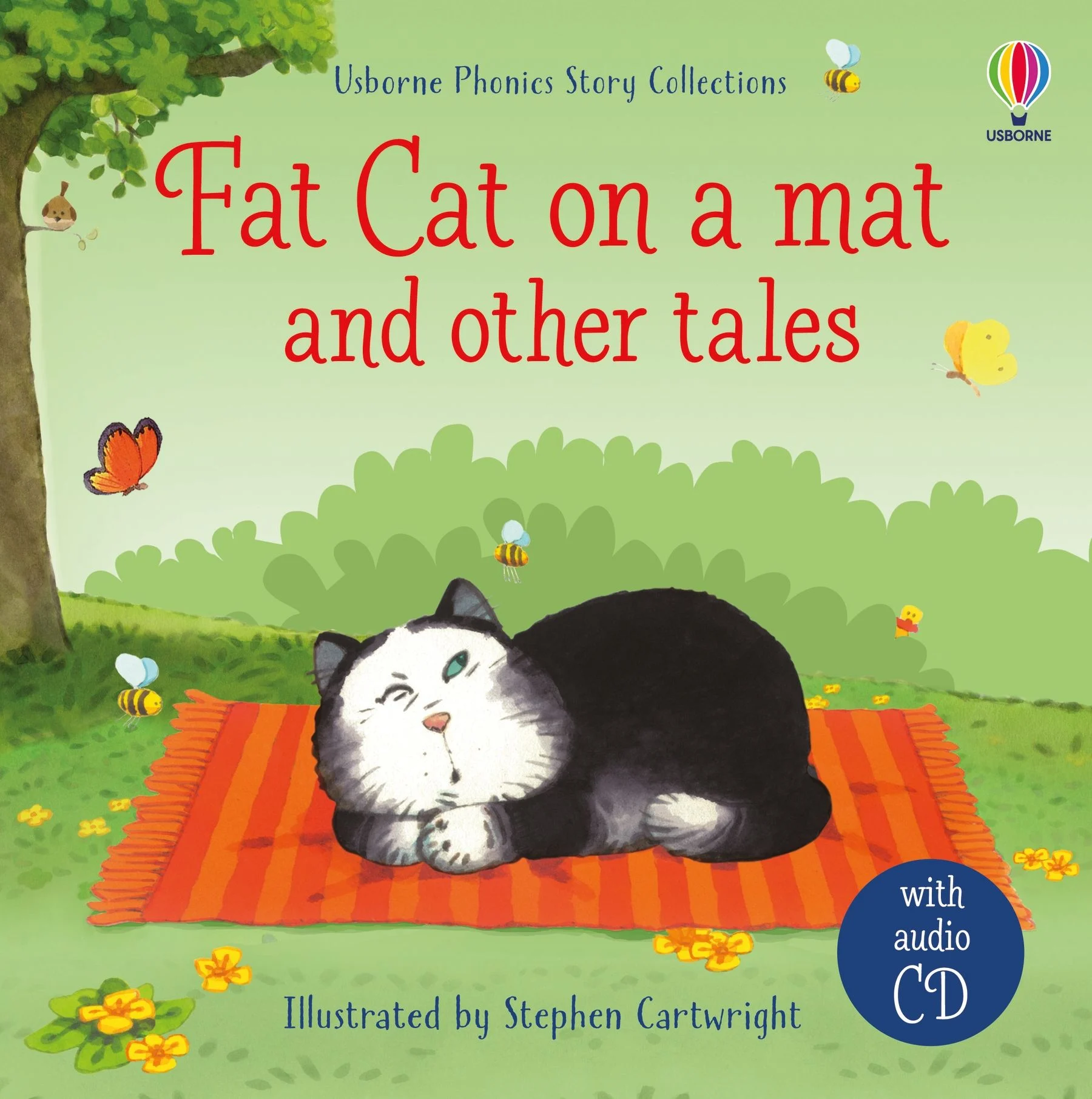 9781474995535 Usborne Fat cat on a mat and other tales with CD [1]