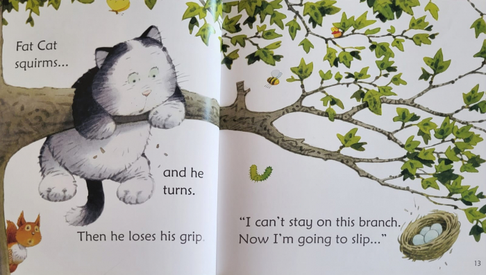 9781474995535 Usborne Fat cat on a mat and other tales with CD [4]