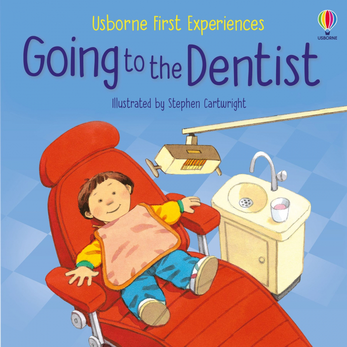 Carte Mergand la dentist, "Going to the Dentist", Usborne [1]