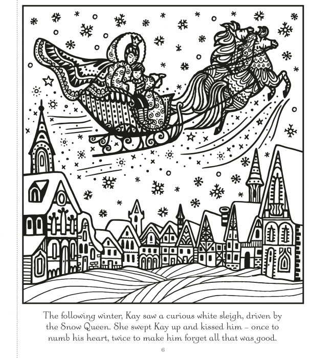 9781474933803 Usborne ​​​​​​​Magic painting book Snow Queen [5]