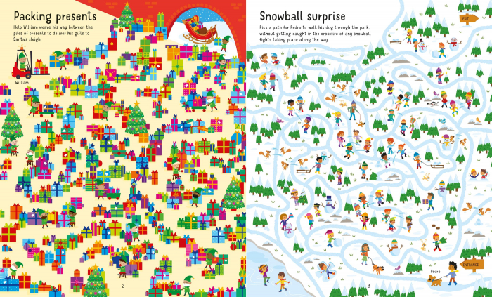 9781803705057 Usborne Book and Jigsaw Christmas Maze [4]