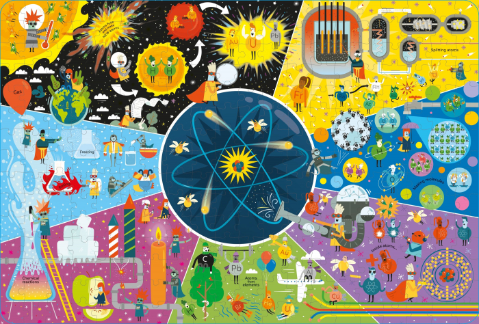 9781803704784 Usborne Book and Jigsaw Atoms and Molecules [2]