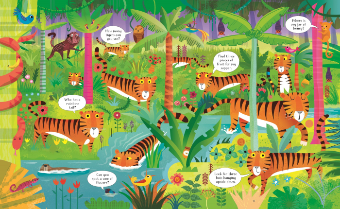 9781805077848 Usborne Book and Jigsaw In the Jungle [4]