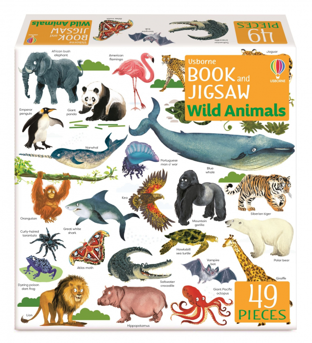 9781803704845  Usborne Book and Jigsaw Wild Animals [1]