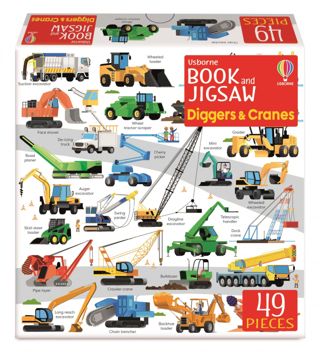 9781803704821 Usborne Book and Jigsaw Diggers and Cranes [1]