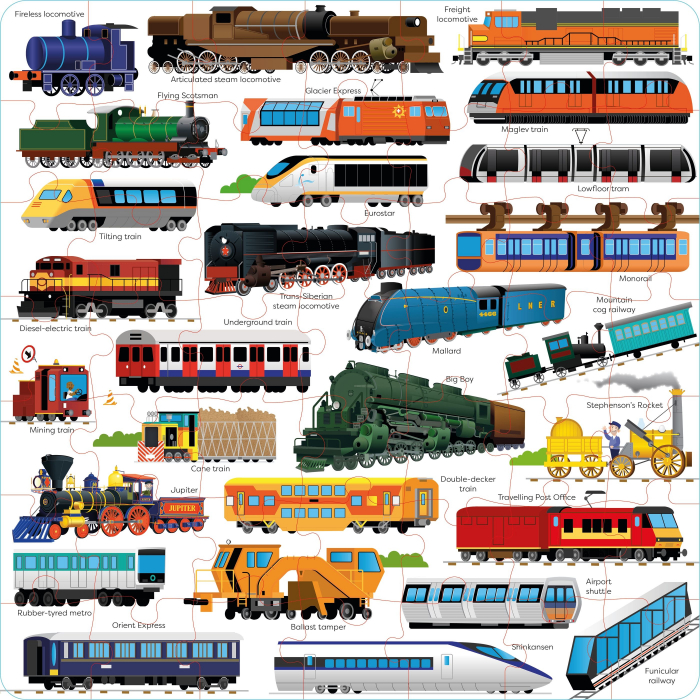 9781803704814 Usborne Book and Jigsaw Trains [2]