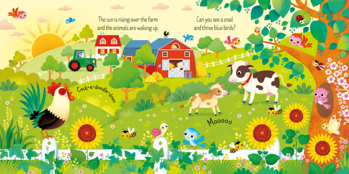 9781474988896 Usborne Book and 3 Jigsaws: On the farm [8]