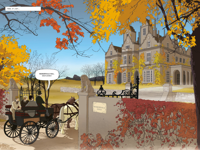 9781801314411 Usborne The Hound of the Baskervilles Graphic Novel [3]