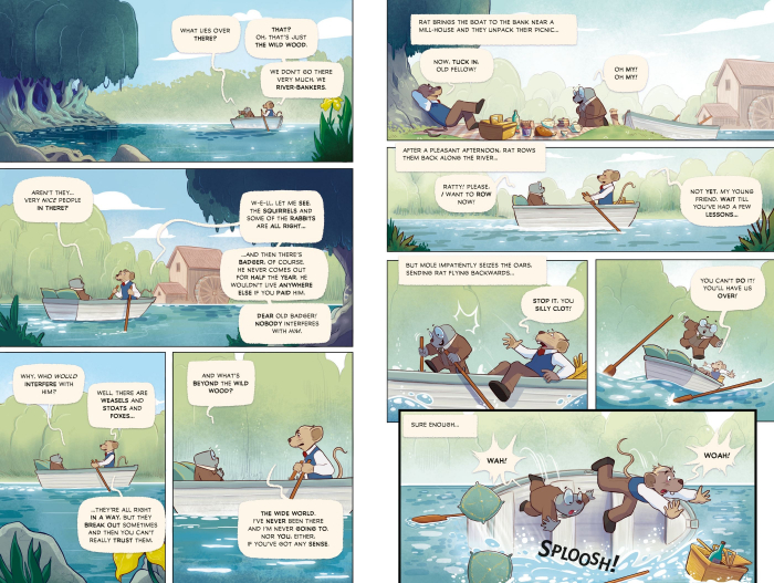 9781474968867 Usborne The Wind in the Willows Graphic Novel [4]