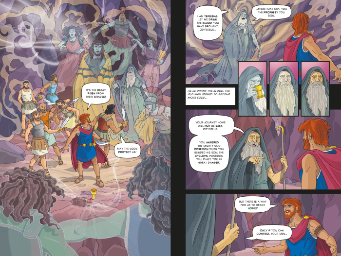 9781801310284 Usborne The Odyssey Graphic Novel [5]