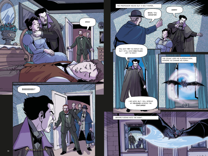 9781801310291 Usborne Dracula Graphic Novel [4]