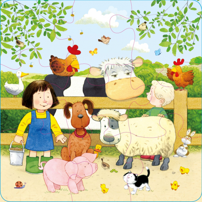 9781801318471 Usborne Poppy and Sam's Book and 3 Jigsaws: Animals [5]