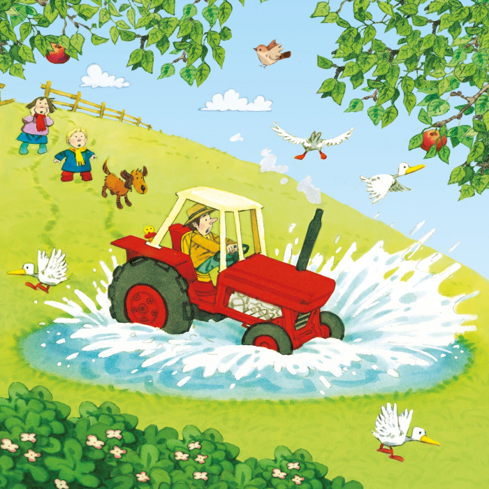 9781801318495 Usborne Poppy and Sam's Book and 3 Jigsaws: Tractors [11]